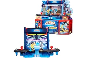 Akedo Battle Arena, Set di Gioco per Allenamento e Battaglia con 2 Personaggi e 2 Controller, Accessori per l'Allenamento Ed Effetti Sonori, per Bambini a Partire da 6 Anni, AKE02000, multicolore