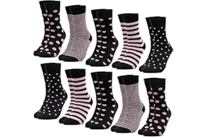 Occulto wzorzyste skarpetki damski 10 pack (model: Rita)