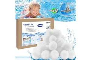 AOKKR Filterballs 1300g Pool, Filterbälle für sandfilteranlagen Schwimmbad Filterpumpe Aquarium Sandfilter, Pool Zubehör