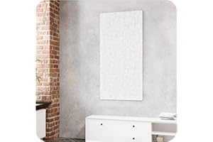 vilz Panel acústico modular para escritorio, pared, techo, 110 x 55 x 1,8 cm, aislamiento acústico, placa acústica rectangular de fieltro reciclado