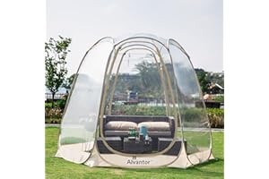 Alvantor Bubble Tent Pop Up Gazebo, 4-6 Person Igloo Dome Garden Patio Canopy Shelter, Large Premium Oversize Instant Greenhouse Weather Pod for Party Event, Cold Protection