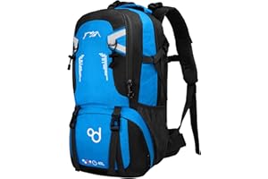 OcioDual Mochila Senderismo 40 Litros, Mochila Trekking, Montaña y Camino de Santiago, Multifuncional, Ligera, Mochilas Hombre para Camping, Acampada, Marcha Nórdica, Supervivencia