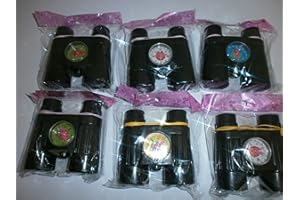 Schnooridoo 6 x Fernglas mit Kompass Pirat Seeräuber Mitgebsel Kindergeburtstag Giveaway