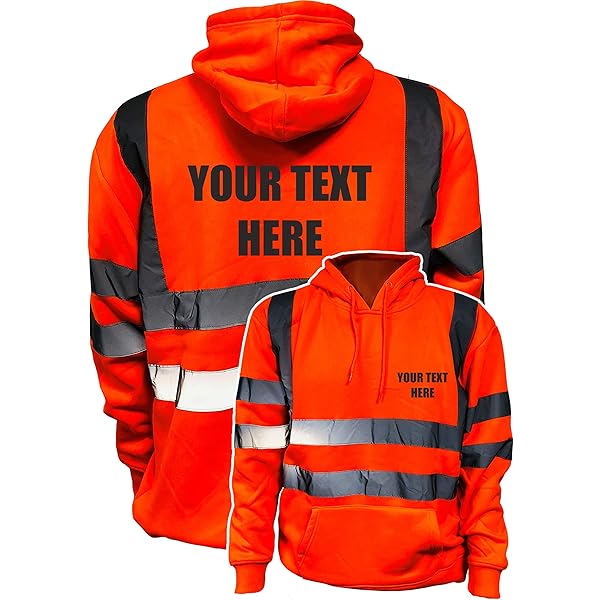 Personalised Yellow Hi Vis T-Shirt Reflective Safety Vest - View #4