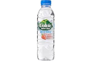 Volvic Touch of Fruits Sugar Free Strawberry Flavoured Water 12 Bottles 500 ml (Pack of 2, Total 24 Bottles)