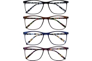 OPULIZE Arc Lunettes de Lecture Monture Carrées Minces Élégantes Charnières à Ressort Anti-Rayures Hommes Femmes R66