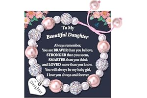 CASSIECA Holy Communion Gifts for Girls First Holy Communion Gifts for Girls Pink Purple Heart Cross Bead Bracelets Girls First Communion Gift Christian Gift Baptism Gifts for Girls