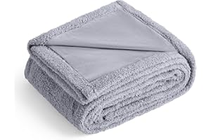 ‎YUNXANIW YUNXANIW Hundedecke, für große oder kleine Hunde, Katzendecke/wasserdichte Decke, Hundedecken groß waschbar/Reisedecke/Fleecedecken für Haustiere/Katzendecken (Light Grey, 100cm*140cm/1pc)