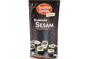 ‎BAMBOO GARDEN Bamboo Garden Sesam schwarz, 200 g (Verpackungsdesign kann abweichen)