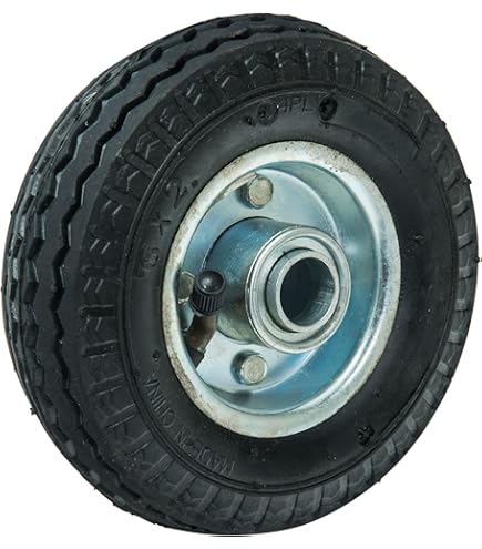 Ruota In Gomma Normale Mozzo A Boccola 112 D.200