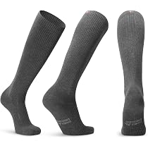 Calze A Compressione 14-18 MmHg In Cotone Biologico - 3 Paia, Per Sport E Lavoro