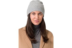 Style & Republic Kaschmir Sport Mütze-Beanie Damen aus 100% Cashmere - Dein kuscheliger Premium Beanie für stilvolle Herbst- & Winter-Momente, One-Size/Einheitsgröße