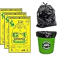 G 1 Garbage Bags And Covers Large Size Black Color 25 X 30 Inch Pack Of 3, 42 Pieces, Plastic, Pack of 42