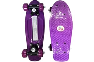 EGO 360 16" / 22" Kids Cruiser Skateboard Mini Complete Skateboard for Children Beginners Girls Boys Unisex Retro Skaters Skatepark 6 COLOURS