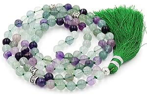 GENERIC Fukugems 108 Mala Tibetano Collana per Donne Uomo, Mala Bracciale Buddista, Meditazione Mala