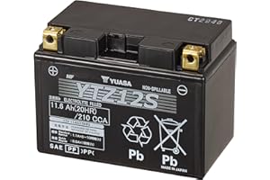 Yuasa YTZ12S Batterie moto 12 V 210 CCA haute performance pour sports motorisés, sans entretien