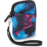 USA Gear Small Camera Bag for Compact Digital Cameras - Portable Camera Case - Belt Loop, Wrist Strap - Compatible with Kodak