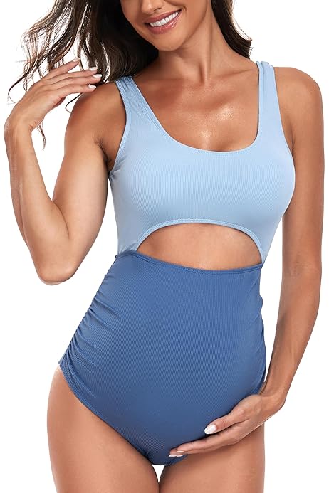 Costume Da Bagno Premaman Elegante - Intero Con Volants E Regolabile - Foto 7