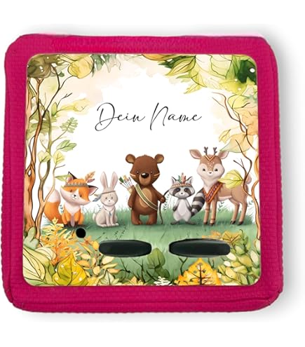 Coverlounge Schutzfolie Für Toniebox - Personalisiert Mit Namen, Design Baby Fuchs Mit Luftballon