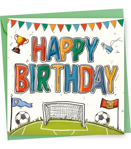 Biglietto Di Compleanno Per Uomo Tifoso Dei Rangers – Numero 1 Fan, Con Foglio Argento E Busta - 3