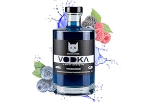 ‎BÖSER KATER BÖSER KATER Wildberry Colour Changing Vodka | Mit Farbwechsel-Effekt von Blau zu Violett | Fruchtiger Beeren-Geschmack | Handgemacht in Deutschland | Die perfekte Geschenkidee | 0,5l 40% Vol