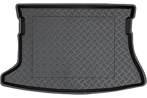 M MOTOS MOTOS Tapis de coffre en PE pour Toyota Auris I 2006-2013 Rendez votre voyage plus confortable grâce à ce tapis de voiture durable - Tapis de coffre de voiture tout temps, protection contre les saliss