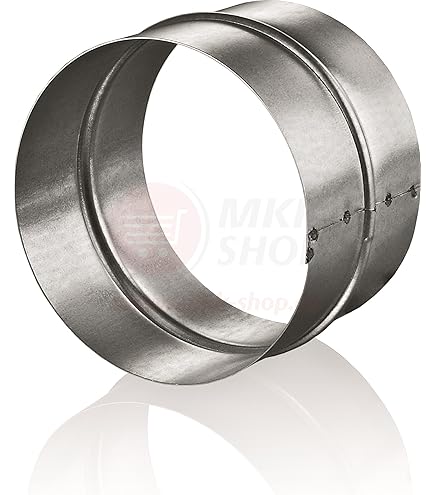 Prolunga Sfiato &oslash;160 Mm - Raccordo Metallico Zincato, Per Condotti Di Ventilazione