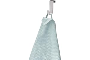InterDesign Forma porte-torchon sans perçage, petit crochet de porte en acier inoxydable, argenté