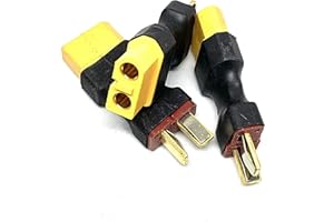 New Day Solutions (Pack of 3) Deans to T Plugs XT60 Adapter Connector Male Female for RC Lipo Battery Charger