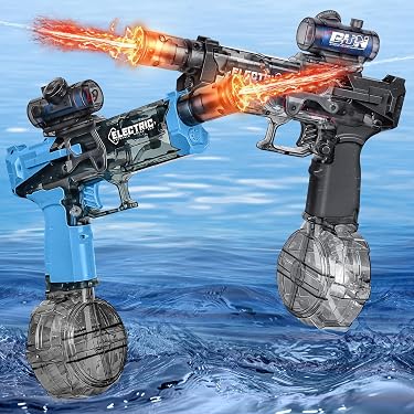 4 Pistolets à Eau En Mousse EVA Colorés – Type Traction – Pour Enfants Dès 3 Ans – Jeu Piscine Et Extérieur