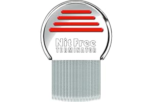 NitFree Terminator Original patentierter Läusekamm von NitFree Terminator entfernt sicher Läuse, Eier und Nissen. Deutsche Version