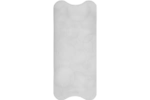 Ubbi Non-Slip Baby Bath Mat, Soft Textured In Tub Mat, Powerful Suction Cups, Baby And Toddler Bath Tub Time Essentials, Grey