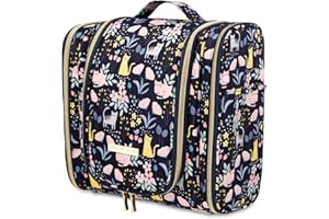 Wisząca kosmetyczka dla kobiet, Lychii kosmetyczka organizer podróżny, duża, NIEBIESKI, Nowoczesny