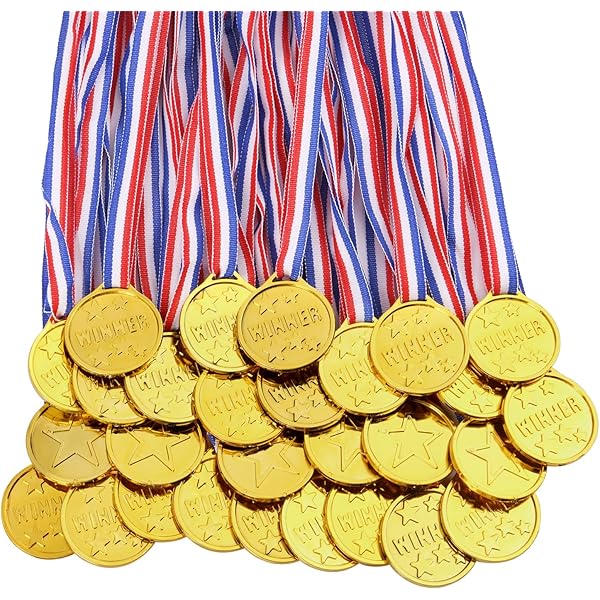 30 Medaglie Per Bambini - Per Sport, Compleanni, Premi, Diametro 3.8 Cm, Multicolore - Foto 3