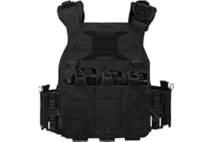 AMOC UTA Plattenträgerweste, Universal Tactical Alliance Wildbee Leicht Wasserdicht Taktische Weste for Militärischer Schutz