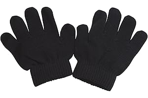 UNIVERSAL TEXTILES Childrens/Kids Winter Magic Gloves (One Size) (Black)