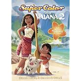 Vaiana 2. Supercolor: Libro para colorear con pegatinas (Disney. Vaiana 2)