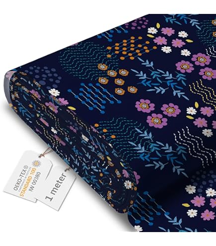 HEKO PANELS Bekledingsstof Meterstof Waterdicht Meubelstof Fijn Geweven Per Meter Geweven Robuust Voor Banken Stoelen Gordijnen Spreien Bloemen Rozen 5 Meter 155 x 500 cm