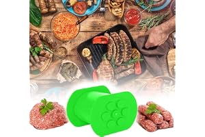 NIWWIN One Press Cevapcici Maker Hot Dog Maker Manuell korvtillverkare med 7 hål, hemlagad köttrems-klämma, korvköttfyllarsat