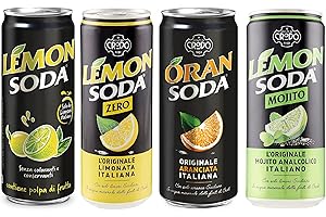 6x Lemonsoda 330 ml Lemon soda Zitrone italienisch Limonata 330ml + 6x Lemonsoda zero can 330ml + 6x Oransoda Dose 330 ml Orange Soda + 6x Lemon Soda Mojito Limonade 330ml