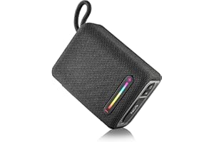 NGS Roller Furia 1 Black - Altavoz Portátil Compatible con Tecnología Bluetooth, Luces RGB, Impermeabilidad IPX6, 15 W, True Wireless, USB, Duración Batería 9 Horas, Negro …