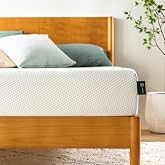 Zinus Memory Foam Mattress 135 x 190 cm with Green Tea Infusion &ndash; Height 15 cm &ndash; Mattress 135 Hypoallergenic &amp; Long-Lasting F