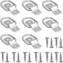 Zyluniy 10er Set Zurrösen - Stabile D-Ringe Für Ladungssicherung An Anhängern & Fahrzeugen