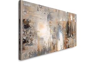 Paul Sinus Art GmbH Abstrakt 120x 50cm Panorama Leinwand Bild XXL Format Wandbilder Wohnzimmer Wohnung Deko Kunstdrucke, Küche