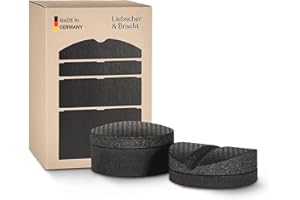 ‎LIEBSCHER & BRACHT Liebscher & Bracht Original Rückenretter: Rückenstrecker, Brust- & Rückendehner mit Rille für Wirbelsäulen + Höhenregulierung, Rückentrainer Made in Germany, Übungen in der App Schwarz