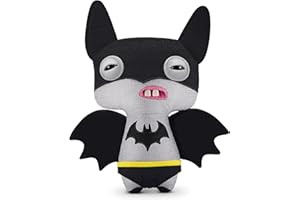 Fuggler Monstruo Feo y Divertido x DC de ZURU Monstruo Feo y Divertido, Peluche, Coleccionable, Juguete(Batman)