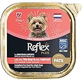 Reflex Plus Pate Karidesli ve Somonlu Mini K&uuml;&ccedil;&uuml;k Irk K&ouml;pek Maması 85 Gr