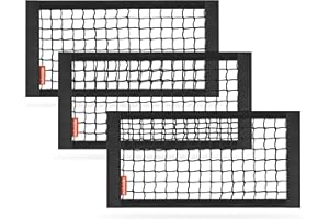 TRUNKEXPERT Sac en Filet de Coffre Universel avec Fermeture Scratch 16cm x 30cm Sac Organisateur Sac en Filet de Voiture avec Bandes Fermeture Scratch Solides pour Filet à Bagages de Coffre de Voiture Lot de 3