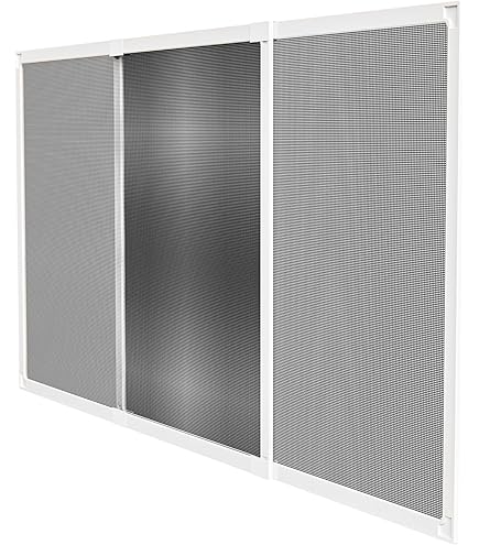 Zanzariera Estensibile Blinky - Rete In Fibra Di Vetro, Allungabile Da 90 A 175 Cm, Montaggio Senza Fori - Foto 8