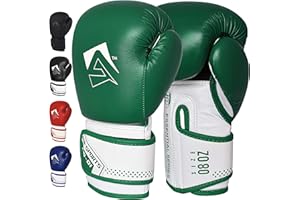AQF Boxing Gloves for Training & MMA Muay Thai Punch Bag Sparring MMA Gloves for Men Women Adult Kickboxing Fighting & punching bag with Extra Layers of Padding 8 10 12 14 16 Oz